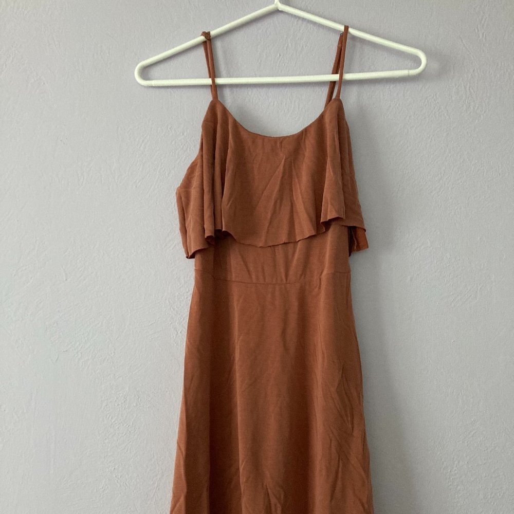 Auburn colored dress